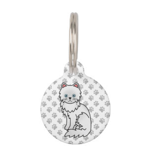Infos zum Niedlichen Cartoon von White Persian Cat Haustiermarke