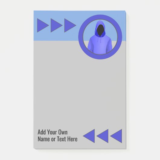 InfoSec Berufliches Logo - Netzwerk-Sicherheit-Tea Post-it Klebezettel (Vorderseite)