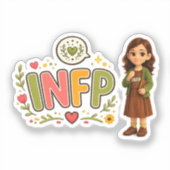 INFP — A Sonhadora Criativa Aufkleber (Vorderseite)