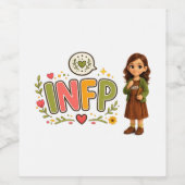 INFP — A Sonhadora Criativa Weinetikett (Einzelnes Label)