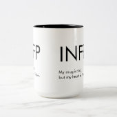INFP Herz ist vollere Tasse Geschenk (Mittel)