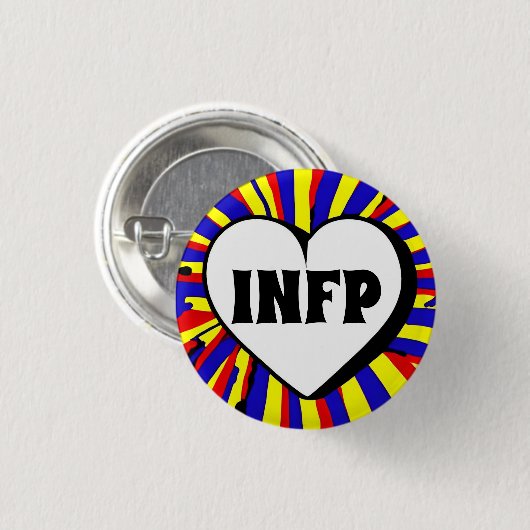 INFP MBTI 3 Cm Round-Abzeichen Button (Vorne & Hinten)