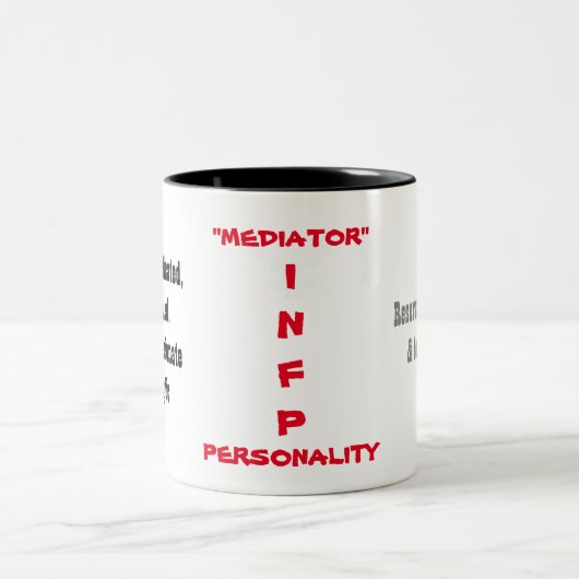 INFP Persönlichkeits-Tasse Zweifarbige Tasse (Mittel)