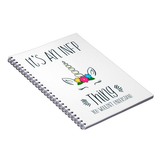 INFP Sache-Einhorn Notizblock (Rechte Seite)