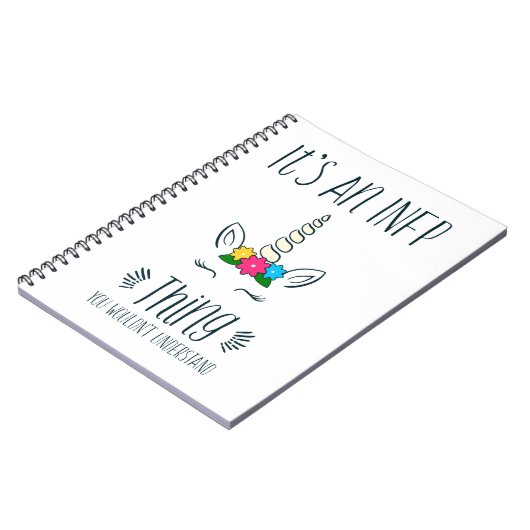 INFP Sache-Einhorn Notizblock (Linke Seite)