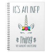 INFP Sache-Einhorn Notizblock (Vorderseite)