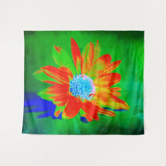 Infra Red Daisy Wandteppich (Vorderseite (Horizontal))