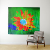 Infra Red Daisy Wandteppich (Beispiel (Horizontal))