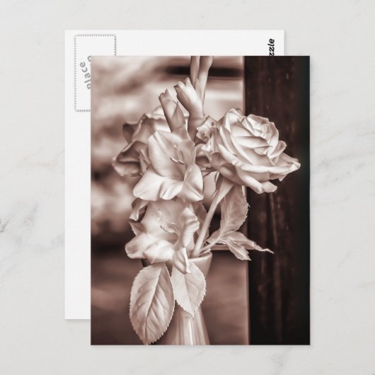 Infrared Bouquet Postkarte (Vorne/Hinten)