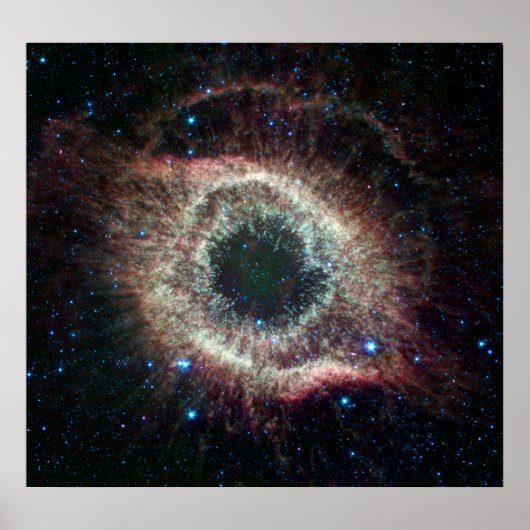 Infrared Helix Nebula Poster (Vorne)