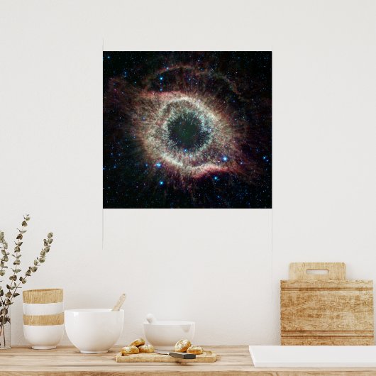 Infrared Helix Nebula Poster (Küche)