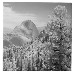 Infrarot-Foto der Ostseite des Yosemite National 2 Fliese