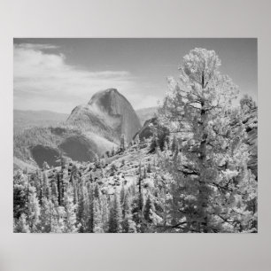 Infrarot-Foto der Ostseite des Yosemite National 2 Poster