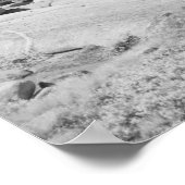 Infrarot-Foto im Osten des Yosemite National Poster (Ecke)