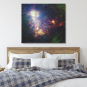 Infrarot-Porträt, das Sterne und Staub aufdeckt Leinwanddruck (Insitu (Schlafzimmer))