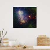 Infrarot-Porträt, das Sterne und Staub aufdeckt Poster (Küche)