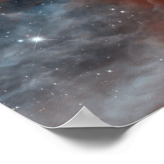 Infrarot-Rosshead-Nebel Poster (Ecke)