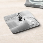 Infrarot, Schwarz & Weiß, Tasse, Glas, Kaffee, Getränkeuntersetzer (Linke Seite)