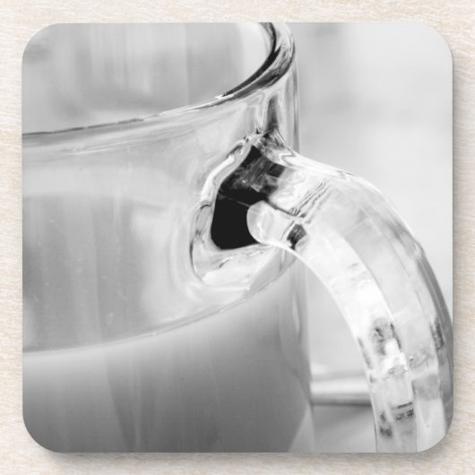 Infrarot, Schwarz & Weiß, Tasse, Glas, Kaffee, Getränkeuntersetzer (Vorderseite)