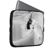 Infrarot, Schwarz & Weiß, Tasse, Glas, Kaffee, Laptopschutzhülle (Vorne Rechts)