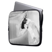 Infrarot, Schwarz & Weiß, Tasse, Glas, Kaffee, Laptopschutzhülle (Vorderseite Links)