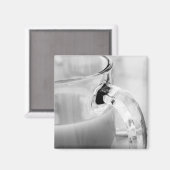 Infrarot, Schwarz & Weiß, Tasse, Glas, Kaffee, Magnet (Vorderseite/Rückseite)