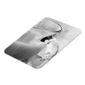 Infrarot, Schwarz & Weiß, Tasse, Glas, Kaffee, Magnet (Linke Seite)