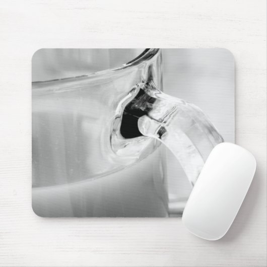 Infrarot, Schwarz & Weiß, Tasse, Glas, Kaffee, Mousepad (Mit Mouse)