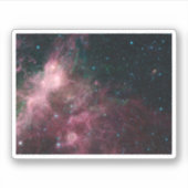 Infrarotansicht mit Geburt und Tod von Sternen Aufkleber (Vorderseite)