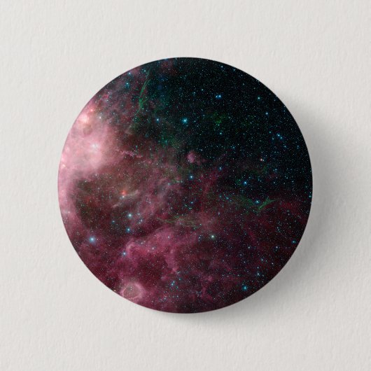 Infrarotansicht mit Geburt und Tod von Sternen Button (Vorderseite)