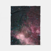 Infrarotansicht mit Geburt und Tod von Sternen Fleecedecke (Vorderseite)