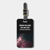 Infrarotansicht mit Geburt und Tod von Sternen Gepäckanhänger (Vorderseite vertikal)