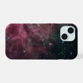 Infrarotansicht mit Geburt und Tod von Sternen iPhone 15 Hülle (Rückseite (Horizontal))