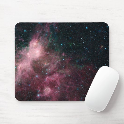 Infrarotansicht mit Geburt und Tod von Sternen Mousepad (Mit Mouse)