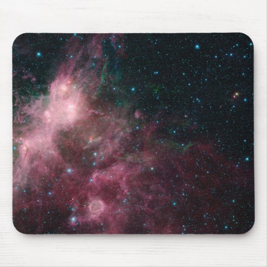 Infrarotansicht mit Geburt und Tod von Sternen Mousepad (Vorne)