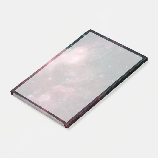 Infrarotansicht mit Geburt und Tod von Sternen Post-it Klebezettel (angewinkelt)