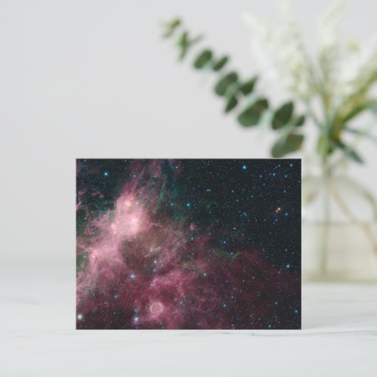 Infrarotansicht mit Geburt und Tod von Sternen Postkarte (Stehend Vorderseite)