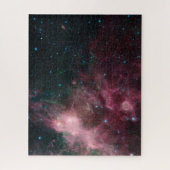 Infrarotansicht mit Geburt und Tod von Sternen Puzzle (Vertikal)