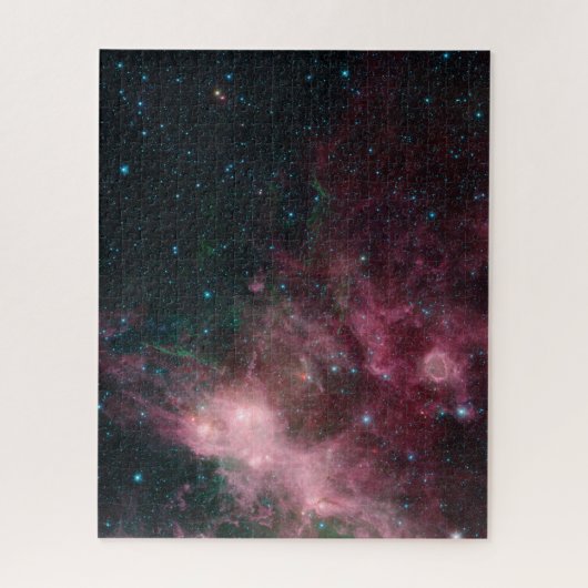 Infrarotansicht mit Geburt und Tod von Sternen Puzzle (Vertikal)