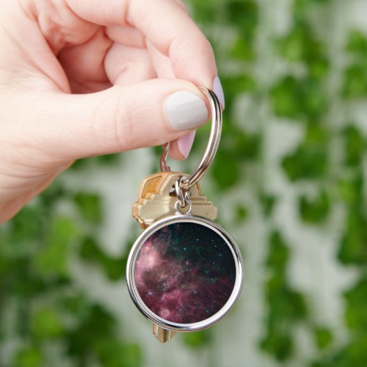 Infrarotansicht mit Geburt und Tod von Sternen Schlüsselanhänger (Hand)