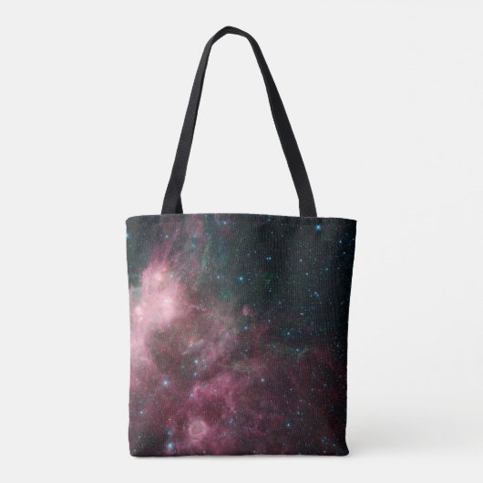 Infrarotansicht mit Geburt und Tod von Sternen Tasche (Rückseite)