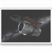 Infrarotbefragung mit großem Feld Teleskop-Raumfah Aufkleber (Vorderseite)