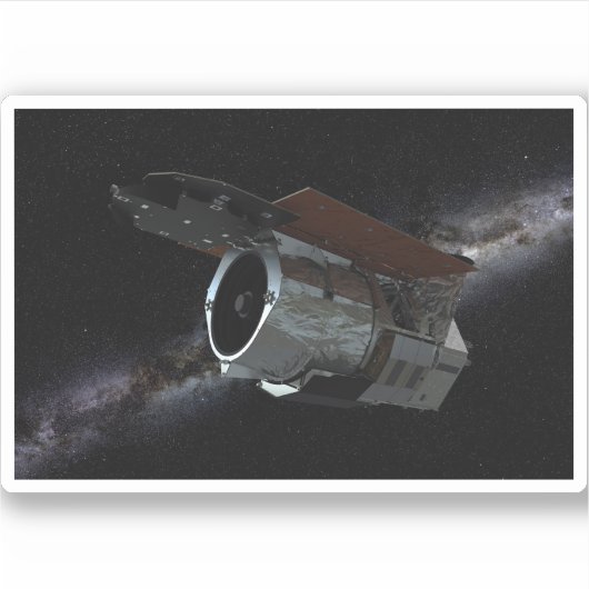 Infrarotbefragung mit großem Feld Teleskop-Raumfah Aufkleber (Vorderseite)