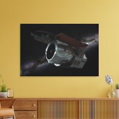 Infrarotbefragung mit großem Feld Teleskop-Raumfah Leinwanddruck (Insitu (Wohnzimmer))