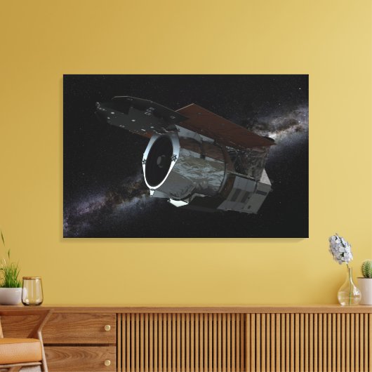 Infrarotbefragung mit großem Feld Teleskop-Raumfah Leinwanddruck (Insitu (Wohnzimmer))
