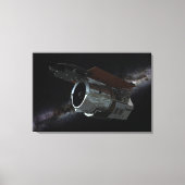 Infrarotbefragung mit großem Feld Teleskop-Raumfah Leinwanddruck (Vorderseite)