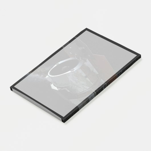 Infrarotbefragung mit großem Feld Teleskop-Raumfah Post-it Klebezettel (angewinkelt)