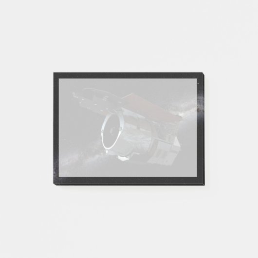 Infrarotbefragung mit großem Feld Teleskop-Raumfah Post-it Klebezettel (Vorderseite)