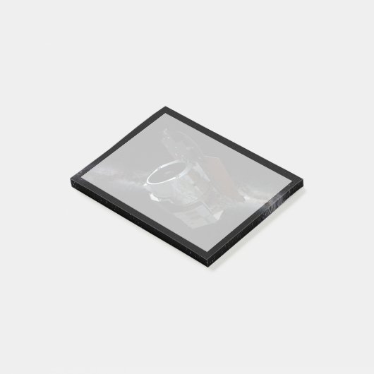 Infrarotbefragung mit großem Feld Teleskop-Raumfah Post-it Klebezettel (angewinkelt)