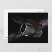 Infrarotbefragung mit großem Feld Teleskop-Raumfah Postkarte (Vorne/Hinten)